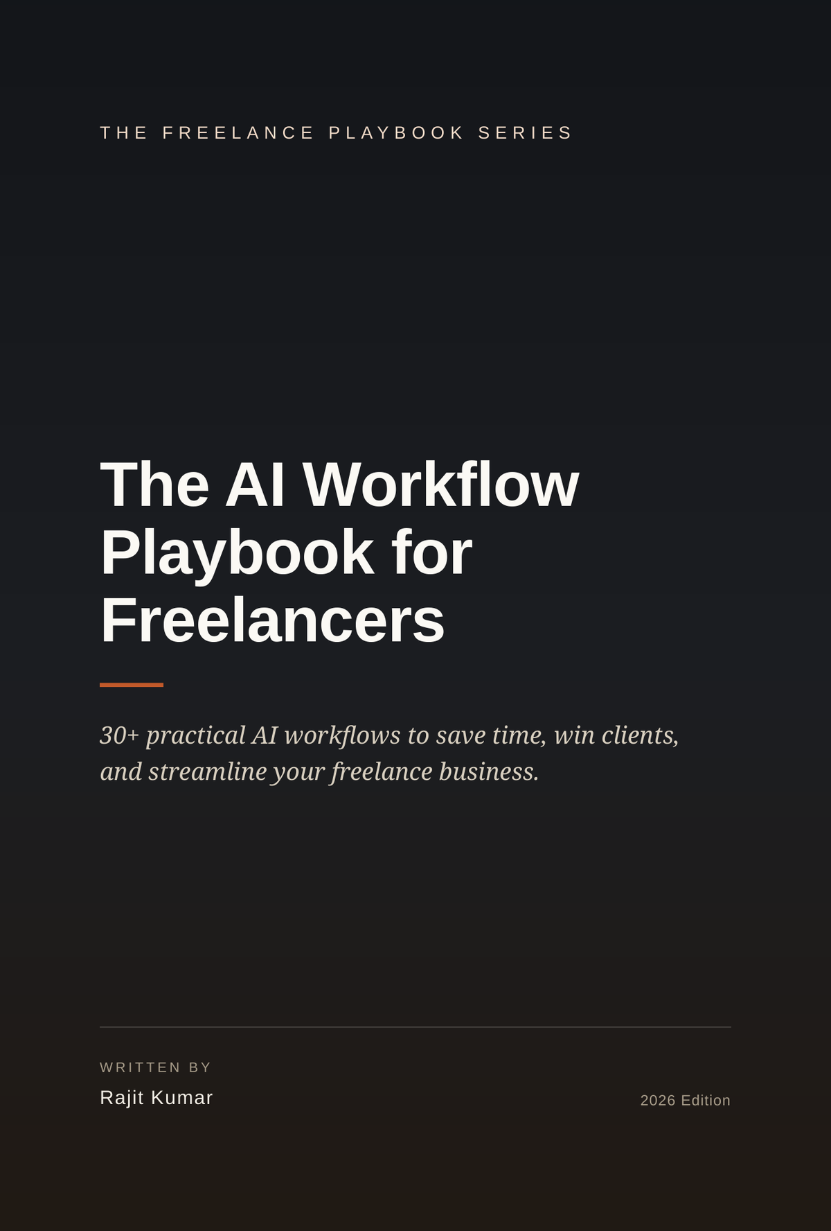 The AI Workflow Playbook for Freelancers