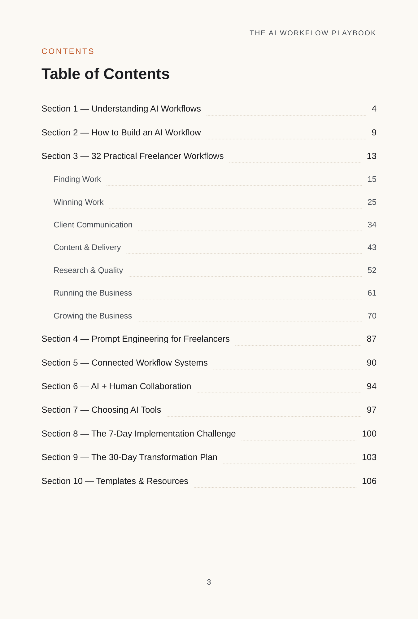 The AI Workflow Playbook for Freelancers
